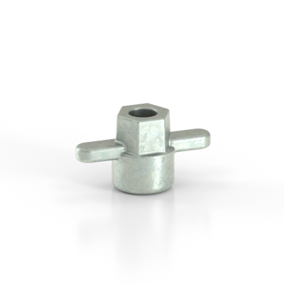 wing nut D&W 20 mm L= 56 mm