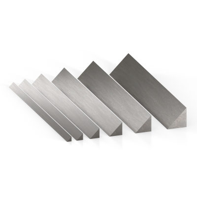 triangular profile ledge Type E 25 length of edge: 25 x 25 mm